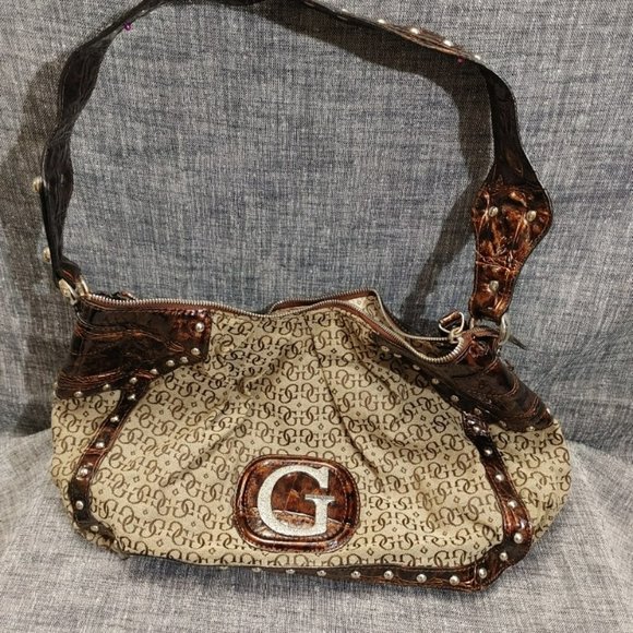 Gently Used Brown Guess Purse with Matching Wallet - Elevate Your Style - Picture 1 of 12